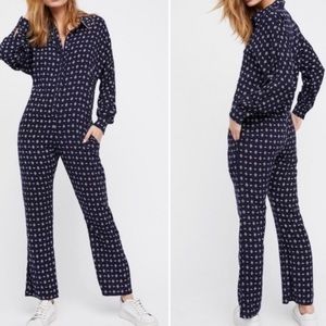 Free People Aztec Print Jumpsuit